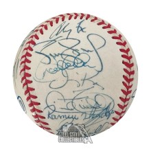 New York Yankees 1996 World Series Champions Autographed Official American League Baseball - JSA LOA (With Derek Jeter)