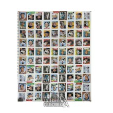 1996 Topps Mickey Mantle Commemorative Reprint Baseball Card Uncut Sheet