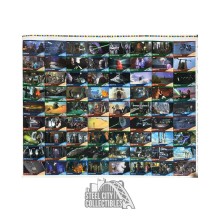 1997 Topps Star Wars Widevision Trading Cards Uncut Sheet