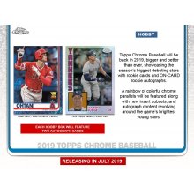 want to be notified when 2019 topps chrome baseball hobby 12 box case is available - fortnite trading cards panini release date