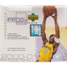 2000-01 Upper Deck Pros & Prospects Basketball Hobby Box