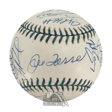 2001 American League Autographed Team Baseball W/ 24 Sigs - JSA LOA