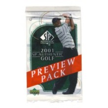 2001 Upper Deck SP Authentic Golf Preview Pack