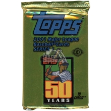 2001 Topps Series 1 Baseball Hobby Pack