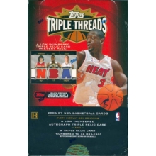 2006-07 Topps Triple Threads Basketball Hobby Box
