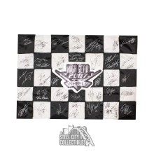 2007 NASCAR Autographed High Gear 2007 Flag - BAS LOA (45 Signatures)
