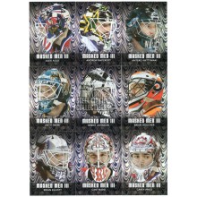 2010-11 In The Game Between The Pipes Masked Men III Silver 50-Card Insert Set