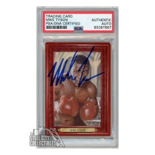 Mike Tyson 2010 Sport Kings Ringside Mecca Promo Autograph Card PSA/DNA