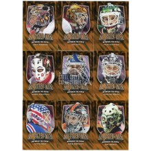 2011-12 In The Game Between The Pipes Masked Men 4 Gold 50-Card Insert Set