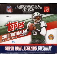 2011 Topps Football Jumbo HTA Box