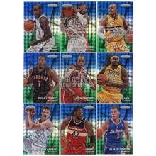 2014-15 Panini Prizm Basketball Blue & Green Mosaic Assorted 259 Count Lot