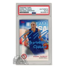 Diana Taurasi 2016 Topps US Olympic Team Autograph Basketball Card "3x WNBA Champ" #4 PSA/DNA (Light Blue)