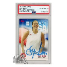 Sue Bird 2016 Topps US Olympic Team Autograph Basketball Card #44 PSA/DNA 10 (Light Blue)