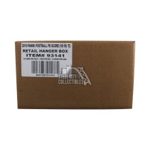 2018 Panini Score Football Hanger 36-Box Case
