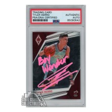 Tyler Herro 2019-20 Panini Phoenix Basketball Autograph Rookie Card "Boy Wonder" #572 PSA/DNA (Pink)