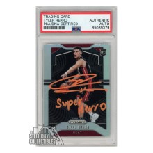 Tyler Herro 2019-20 Panini Prizm Silver Autograph Rookie Card "Super Herro" #259 PSA/DNA (Orange)