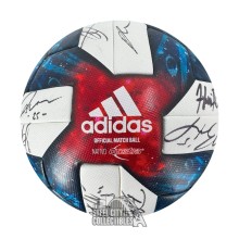 2019 Minnesota United FC Autographed Team Signed Match Used Adidas Soccer Ball - BAS/Fanatics LOA (24 Sigs)