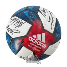 2019 Toronto FC Autographed Team Signed Match Used Adidas Soccer Ball - BAS/Fanatics LOA (28 Sigs)
