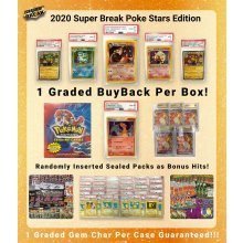 2020 super break first time card edition box POKEMON TCG POKE STARS Buyback Pokemon Factor  Toy Mandala which the buyer is responsible to pay.2020 FIRST Time Card Edition Trading card Box 1 BuyBack Graded card Per BoxThis product data sheet is originally written in English 2026 Super Break Poke Stars