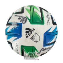 2020 Houston Dynamo Autographed Team Signed Match Used Adidas Soccer Ball - BAS/Fanatics LOA (24 Sigs)
