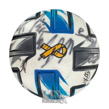 2020 Houston Dynamo Autographed Team Signed Match Used Adidas Soccer Ball - BAS/Fanatics LOA (26 Sigs)