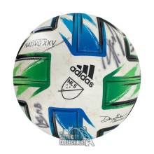 2020 Houston Dynamo Autographed Team Signed Match Used Adidas Soccer Ball - BAS/Fanatics LOA (27 Sigs)