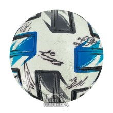 2020 Los Angeles Galaxy Autographed Team Signed Match Used Adidas Soccer Ball - BAS/Fanatics LOA (15 Sigs)