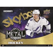 2021-22 Upper Deck Skybox Metal Universe Hockey Hobby 16-Box Case