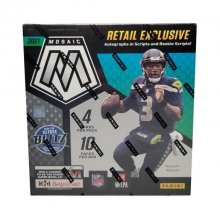2021 Panini Mosaic Football 10-Pack Mega Box (Reactive Blue Parallels)