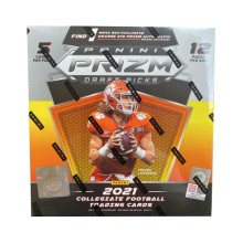2021 Panini Prizm Draft Picks Football Mega Box (Orange Ice Prizms)