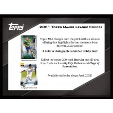 2021 Topps MLS Soccer Hobby 12-Box Case
