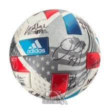 2021 Toronto FC Autographed Team Signed Match Used Adidas Soccer Ball - BAS/Fanatics LOA (36 Sigs)