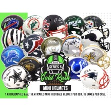 2024 Gold Rush Autographed Mini Helmet Football Edition Series 5 Box 2024 Gold Rush Autographed Mini Helmet Football Edition Series 5 Box