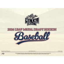2026 Leaf Metal Draft Baseball Hobby 12-Box Case