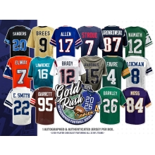 2026 Gold Rush Autographed Football Jersey Series 4 6-Box Case