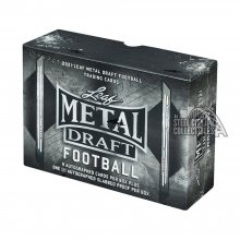 2021 Leaf Metal Draft Football Hobby Jumbo Box