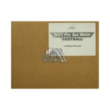 2021 Pro Set Metal Football 10-Box Case