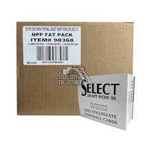 2022 Panini Select Draft Picks Football Jumbo Value Pack 12-Box Case (Light Blue Lazer Prizms)