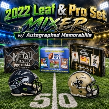 Week 2 Standouts Mixer - 2022 Leaf & Pro Set 3-Box w/ Olave & JSN Mini Helmets Random Hit Group Break - Steve