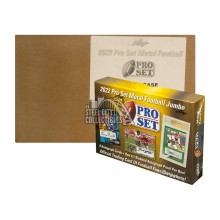 2022 Pro Set Metal Football Hobby Jumbo 8-Box Case