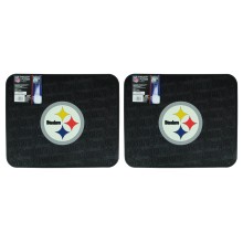 Pittsburgh Steelers Car Truck Rear Rubber Floor Mats - 2 Piece Set
