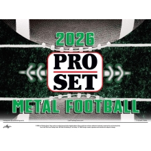 2026 Pro Set Metal Football Jumbo 8-Box Case
