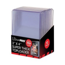 3x4 Ultra Pro Super Thick 260pt Toploaders Pack of 10
