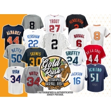 2026 Gold Rush Autographed Baseball Jersey Series 3 Box