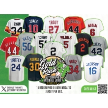 2026 Gold Rush Autographed Baseball Jersey Series 4 Box