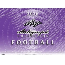 2026 Leaf Autograph Collection Football Hobby Jumbo 8-Box Case