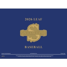 2026 Leaf Spectacular Baseball Box
