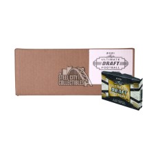 2021 Leaf Ultimate Draft Football Hobby 12-Box Case