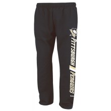 Pittsburgh Penguins NHL Reebok Adult Black Logo Fleece Sweatpants