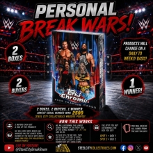 PERSONAL BREAK WARS (Please Read Description) 2026 Topps Chrome WWE Wrestling Hobby Box Group Break #1 - Brett